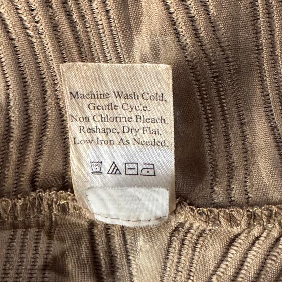 Coldwater Creek Large (14-16) Top 3/4 Sleeve Scoop Neck Textured Stretch Multi - Picture 8 of 8